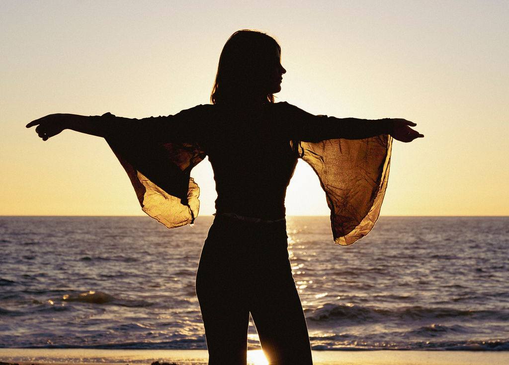 Silhouette at sunset